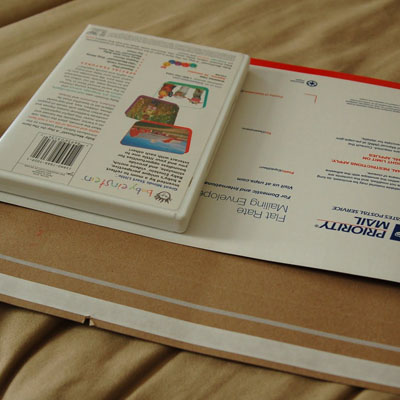Mailing Envelope Sealed with Bag Sealing Tape