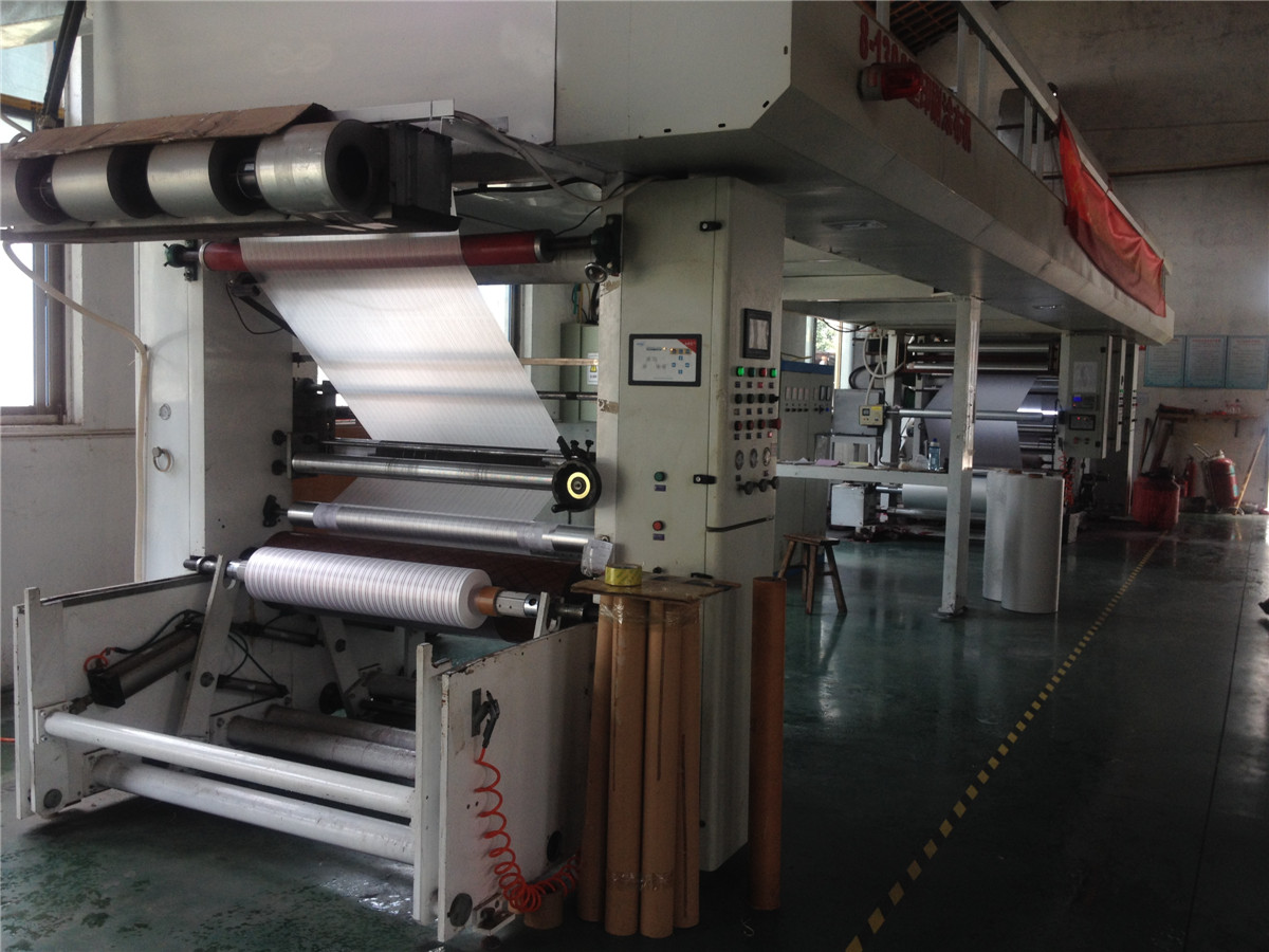 Machine used to print on the liner of bag sealing tape