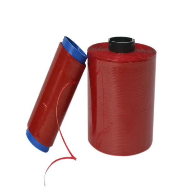 Tear Strip Tape with red PET backing and self adhesive