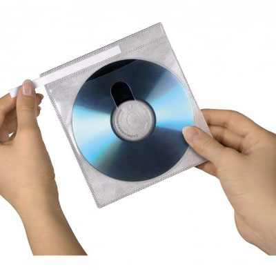 dubbel dvd sleeves sealed by bag sealing tape