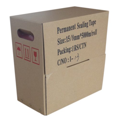 box used to pack bag sealing tape spool bobbin