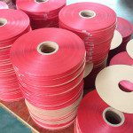 Bag Sealing Tape with red liner and center glue
