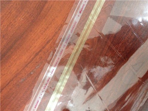 Yellow Release Film Center Bag Sealing Tape