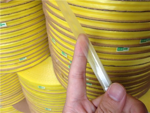 Yellow Release Film Center Bag Sealing Tape